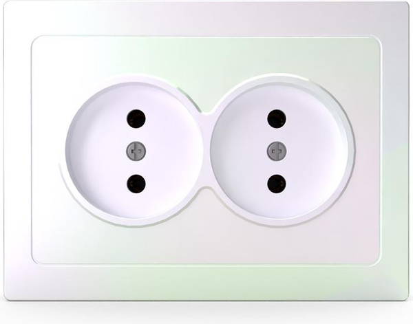 Изображение товара Розетка Tokov Electric Pixel TKE-PX-R2F-C04 (перламутровый)