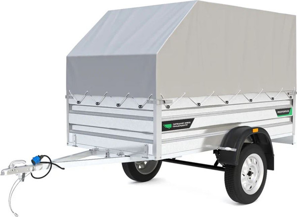 Изображение товара Прицеп для автомобиля ТитаН 2513 / 7197-0000010-02 (50см борт, тент 920мм, Аэро, оцинкованный)