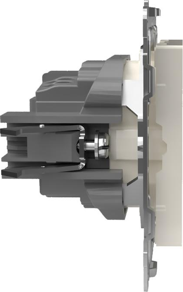 Изображение товара Розетка Tokov Electric Pixel TKE-PX-R1ZSF-C02 (бежевый)