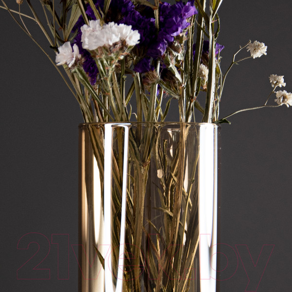 Изображение товара Ваза Элетех Тубо 8x25 / 4840900080 (янтарный)