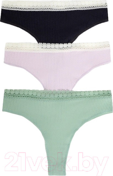 Изображение товара Комплект женских трусов Mark Formelle 412551-3 (р.102, яблочно-мятный)