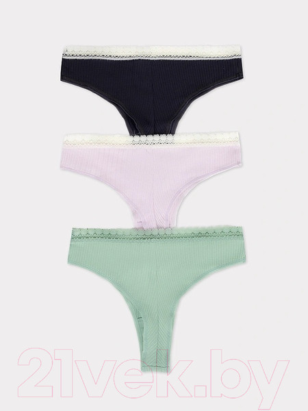 Изображение товара Комплект женских трусов Mark Formelle 412551-3 (р.102, яблочно-мятный)