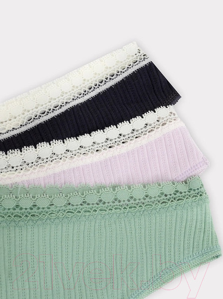 Изображение товара Комплект женских трусов Mark Formelle 412551-3 (р.102, яблочно-мятный)