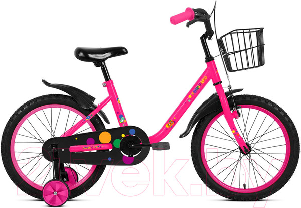 Изображение товара Детский велосипед Forward Barrio 16 2023 / IB3FS10F1BPKXXX (ярко-розовый)