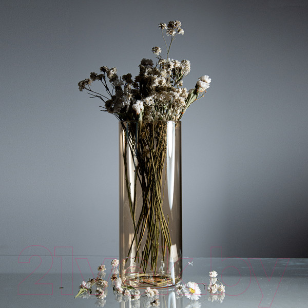 Изображение товара Ваза Элетех Тубо 8x20 / 4840900078 (янтарный)