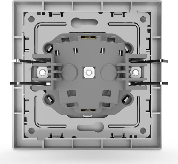 Изображение товара Розетка Tokov Electric Pixel TKE-PX-R1FZSF-C03 (алюминий)