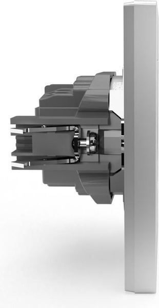 Изображение товара Розетка Tokov Electric Pixel TKE-PX-R1FZSF-C03 (алюминий)
