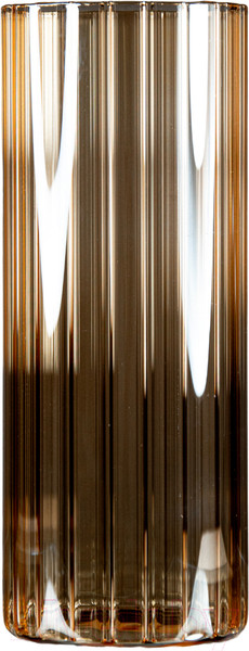 Изображение товара Ваза Элетех Тубо 8x20 / 4840900079 (рифленый янтарный)
