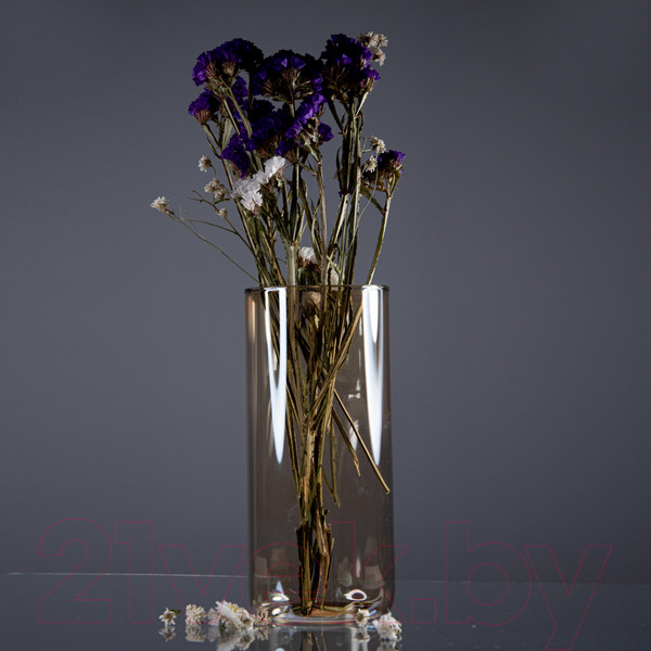 Изображение товара Ваза Элетех Тубо 9x20 / 4840900086 (янтарный)