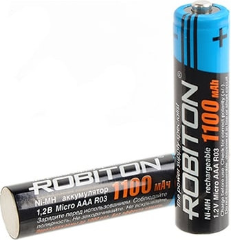 Изображение товара Комплект аккумуляторов Robiton 1100MHAAA-2 BL2 (2шт)
