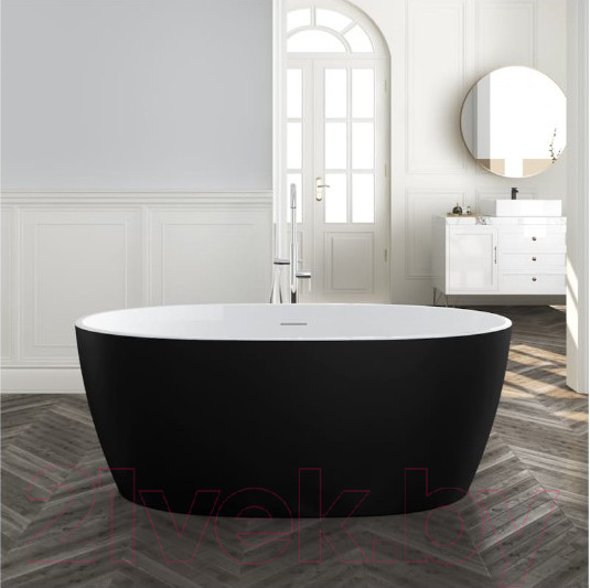 Изображение товара Ванна акриловая Teymi Lina 170x76x58 / T130104 (черный матовый)