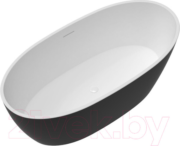 Изображение товара Ванна акриловая Teymi Lina 170x76x58 / T130104 (черный матовый)