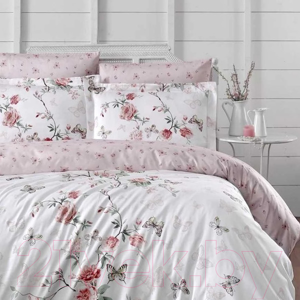 Изображение товара Комплект постельного белья DO&CO Matilde 1.5сп / 10894 (белый)