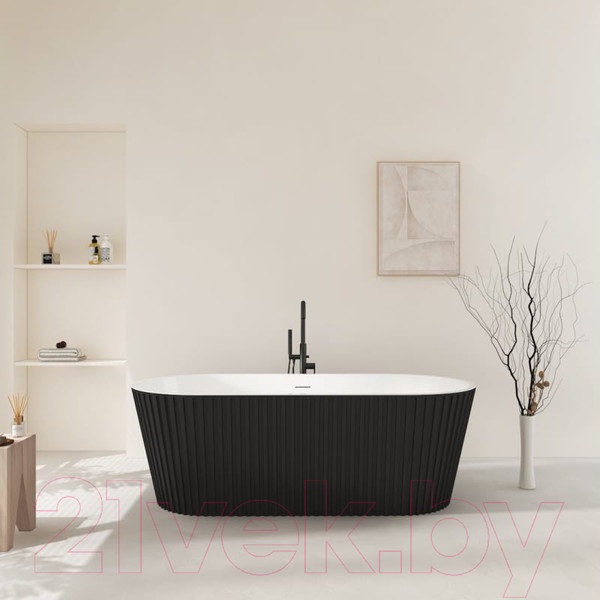 Изображение товара Ванна акриловая Teymi Kati 170x80x58 / T130113 (черный матовый)