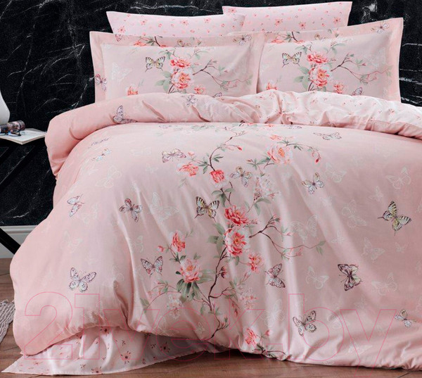 Изображение товара Комплект постельного белья DO&CO Matilde 1.5сп / 10894 (пудровый)