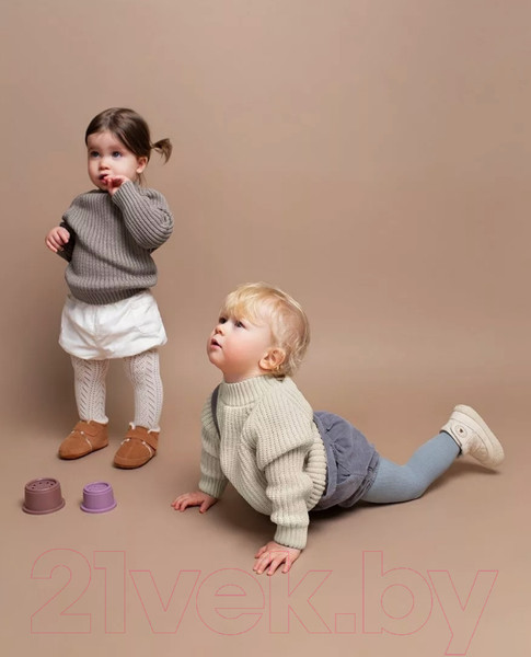 Изображение товара Джемпер для малышей Amarobaby Warm / AB-OD23-W26/12-86 (коричневый, р.86)