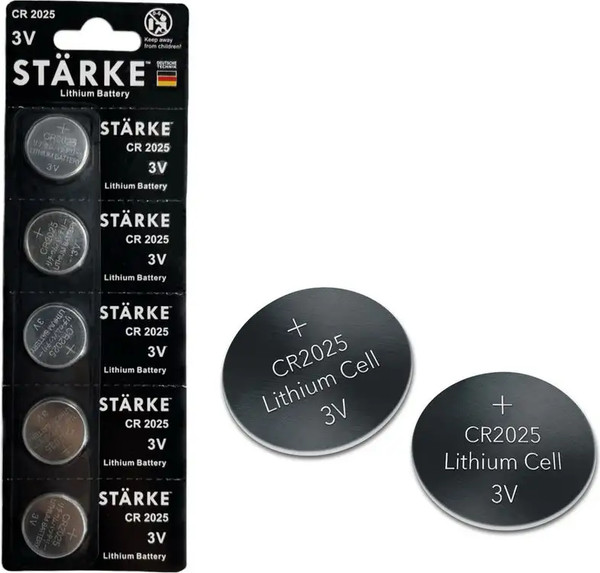 Изображение товара Комплект батареек Starke CR 2025 (5шт)