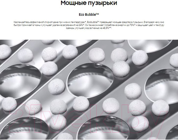 Изображение товара Стиральная машина Samsung WW80AGAS26AXLP