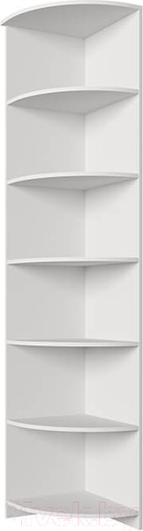 Изображение товара Шкаф Anrex Skagen открытый угловой (белый)