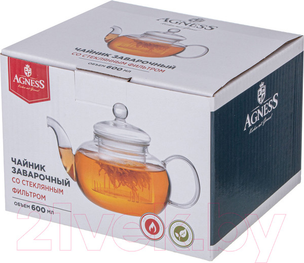 Изображение товара Заварочный чайник Agness 887-259