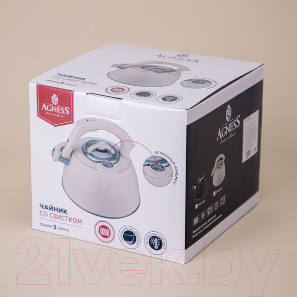 Изображение товара Чайник со свистком Agness 908-065