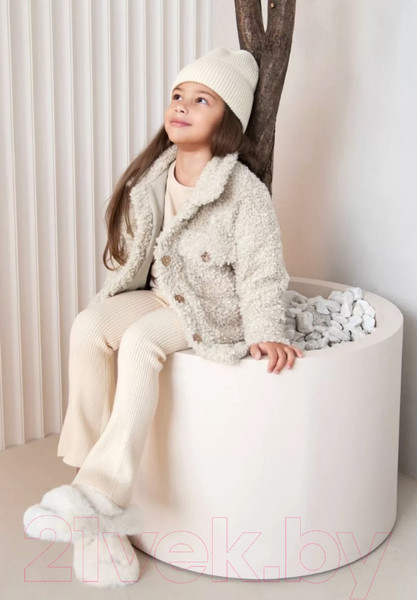 Изображение товара Куртка детская Amarobaby Lama / AB-OD23-20L/03-128 (бежевый, р.128)