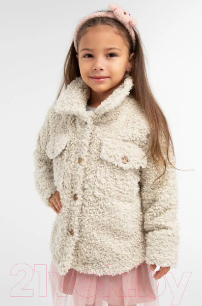 Изображение товара Куртка детская Amarobaby Lama / AB-OD23-20L/03-128 (бежевый, р.128)
