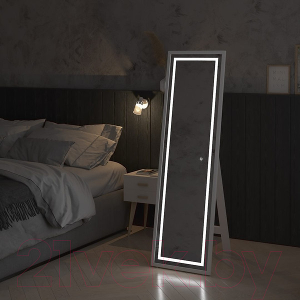 Изображение товара Зеркало Teymi Helmi 49x165 White Edition / T20243 (сенсор)