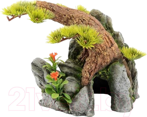 Изображение товара Декорация для аквариума Exoprima Грот в скале / 41150/EP
