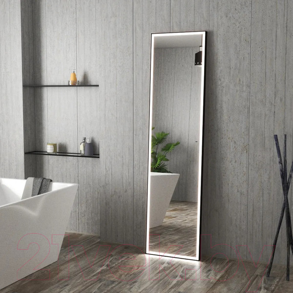 Изображение товара Зеркало Teymi Helmi 45x175 Black Edition / T20317IR (сенсор на взмах)