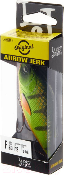 Изображение товара Воблер Lucky John Original Arrow Jerk F 08.00/032 / LJO0508F-032