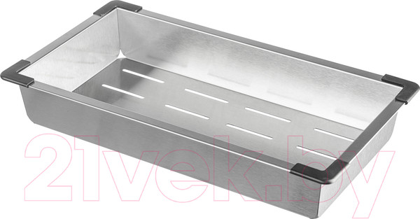 Изображение товара Мойка кухонная со смесителем Saniteco 5045 Nano + смеситель Spike (с сифоном, дозатором и коландером)