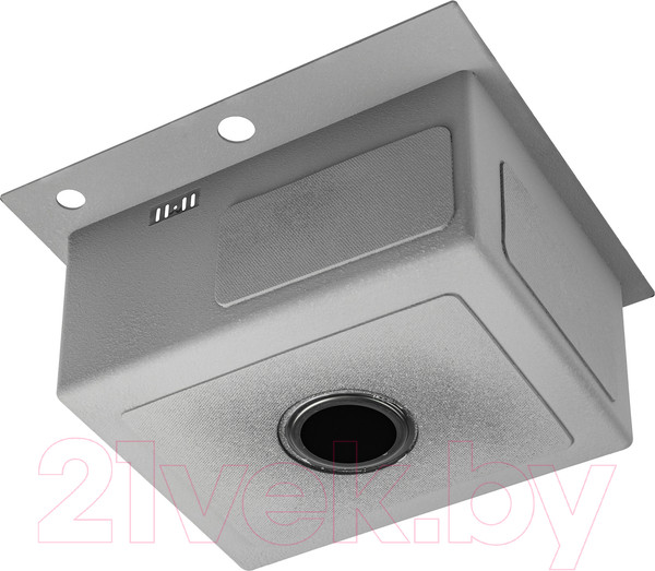 Изображение товара Мойка кухонная со смесителем Saniteco 5045 Nano + смеситель Spike (с сифоном, дозатором и коландером)