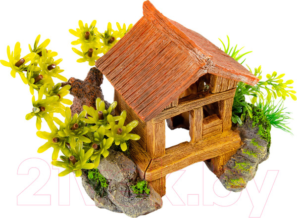 Изображение товара Декорация для аквариума Exoprima Домик / 41167/EP