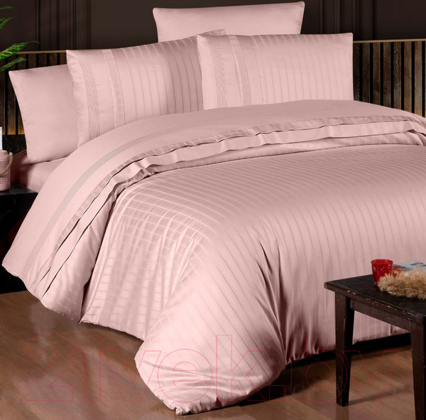 Изображение товара Комплект постельного белья DO&CO Trend / 11879 (пудровый)