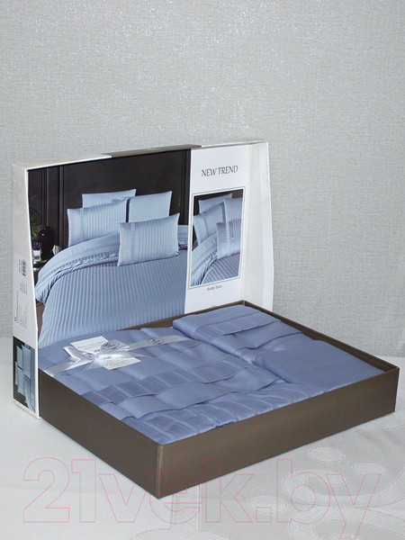 Изображение товара Комплект постельного белья DO&CO Trend / 11879 (голубой)