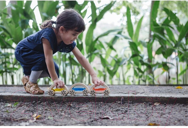 Изображение товара Автомобиль игрушечный Plan Toys Wautomobile / 1638 (желтый)