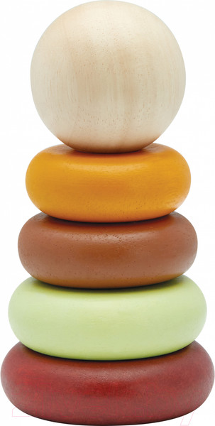 Изображение товара Развивающая игрушка Plan Toys Пирамидка Кольца / 5286