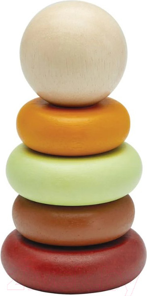 Изображение товара Развивающая игрушка Plan Toys Пирамидка Кольца / 5286