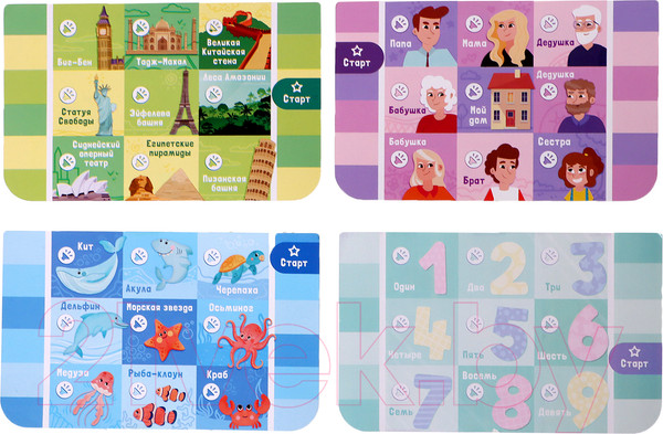 Изображение товара Развивающий игровой набор Zabiaka Планшет. Мои первые английский слова / 9918368