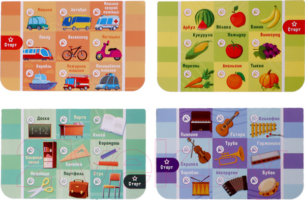 Изображение товара Развивающий игровой набор Zabiaka Планшет. Мои первые английский слова / 9918368