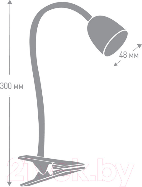 Изображение товара Настольная лампа Camelion KD-847 C02 / 014139 (черный)