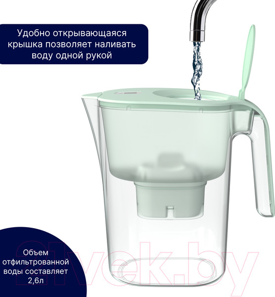 Изображение товара Фильтр-кувшин Philips AWP2938GNT/51 (4л, мятный)