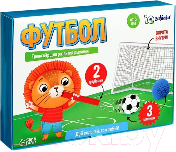 Изображение товара Развивающая игрушка Zabiaka IQ Тренажер для развития дыхания. Футбол / 6116410