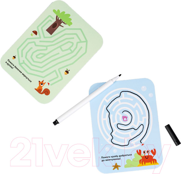 Изображение товара Развивающий игровой набор Bondibon Играю где хочу Лабиринты / ВВ5967