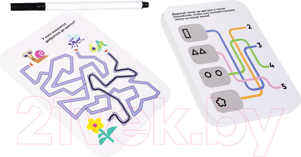 Изображение товара Развивающий игровой набор Bondibon Играю где хочу Лабиринты / ВВ5967