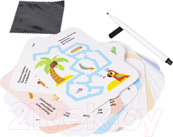 Изображение товара Развивающий игровой набор Bondibon Играю где хочу Лабиринты / ВВ5967