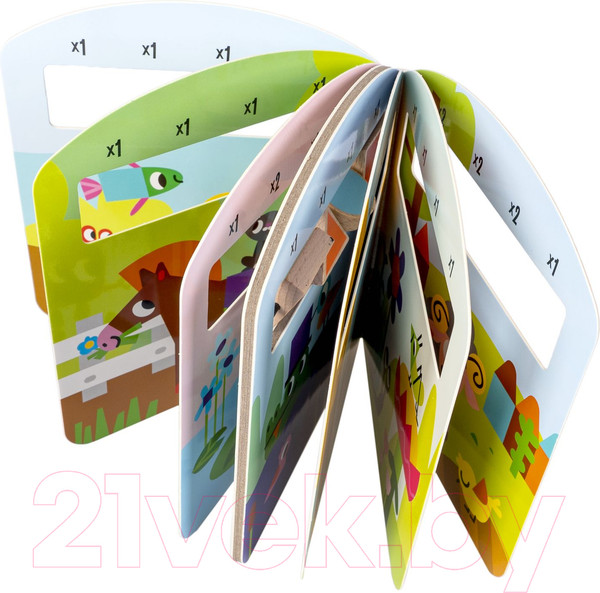 Изображение товара Развивающая книга Bondibon Играю где хочу Изучаем формы и цвета / ВВ5962