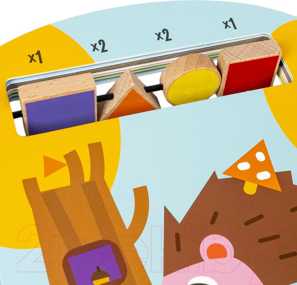 Изображение товара Развивающая книга Bondibon Играю где хочу Изучаем формы и цвета / ВВ5962