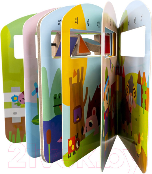 Изображение товара Развивающая книга Bondibon Играю где хочу Изучаем формы и цвета / ВВ5962